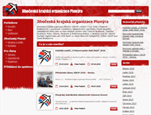 Tablet Screenshot of jihocesky-pionyr.cz